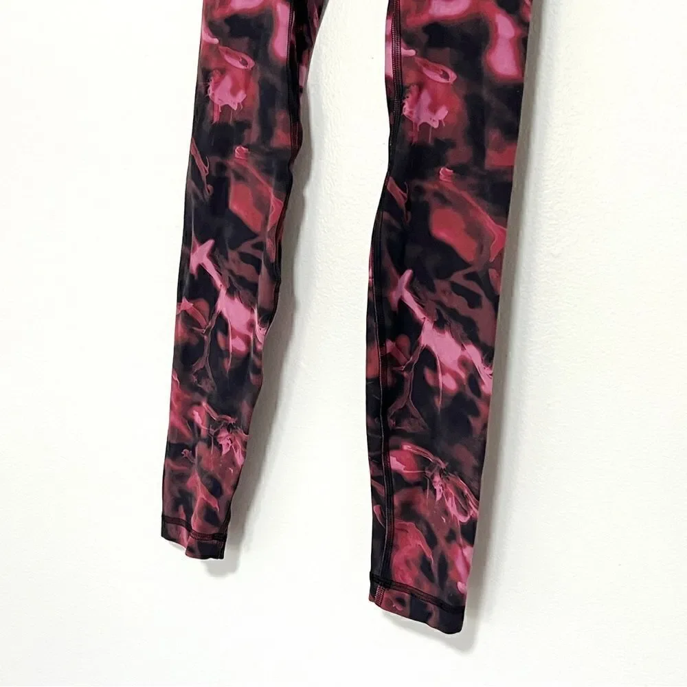 Lululemon Align High Rise 28” Pant Legging 0 Intensity Pink Blossom Multi $118